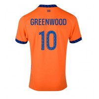 Camiseta Olympique de Marseille Mason Greenwood #10 Tercera Equipación Replica 2024-25 mangas cortas